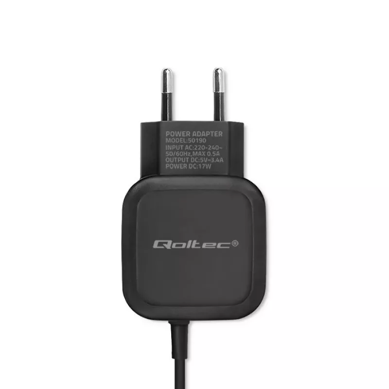 Qoltec 50190 Mobiliojo įrenginio įkroviklis. Mobilusis telefonas. Planšetė. Telefonas. Universalus