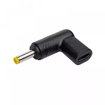 Jungčių adapteris Akyga AK-ND-C04 USB-C į 4.0 x 1.7 mm Juodas