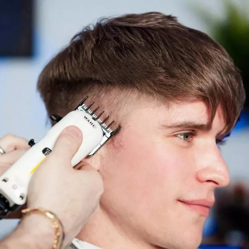 WAHL belaidis Super Taper juodas, baltas ličio jonų (Li-Ion)