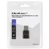 Belaidis mini USB Wi‑Fi adapteris QOLTEC 57007 — Vienos juostos 2,4 GHz, iki 150 Mbps, vidinė antena