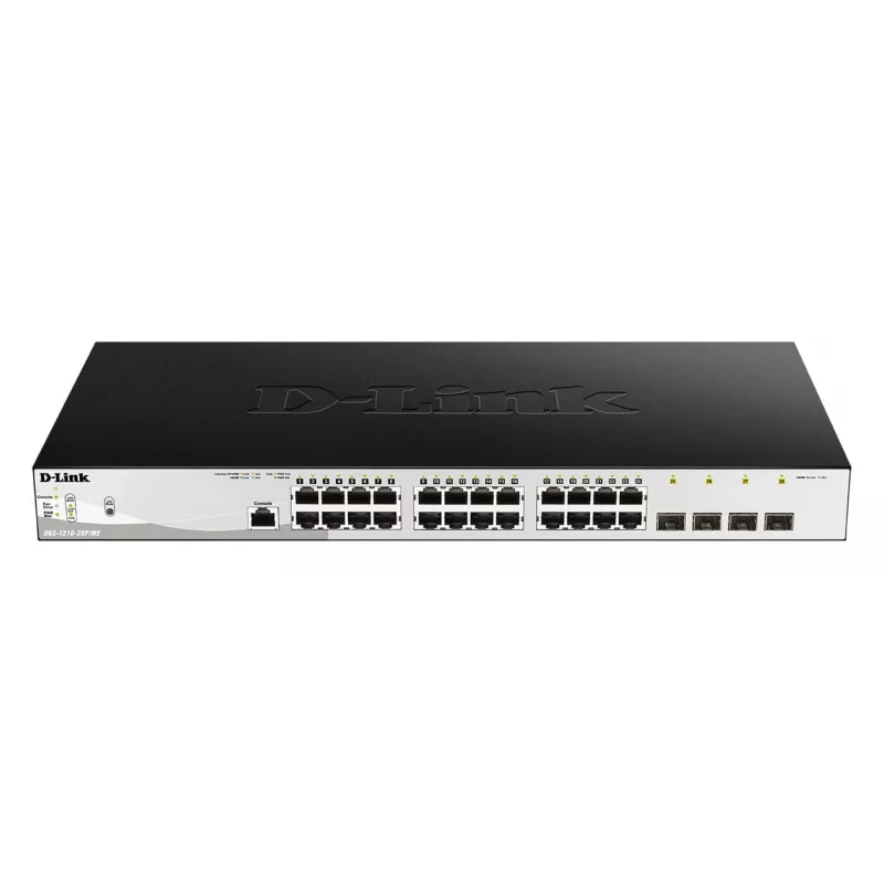 D-Link DGS-1210-28P/ME/E tinklo jungiklis Valdomas L2/L3 Gigabit Ethernet (10/100/1000) Power over Ethernet (PoE) 1U