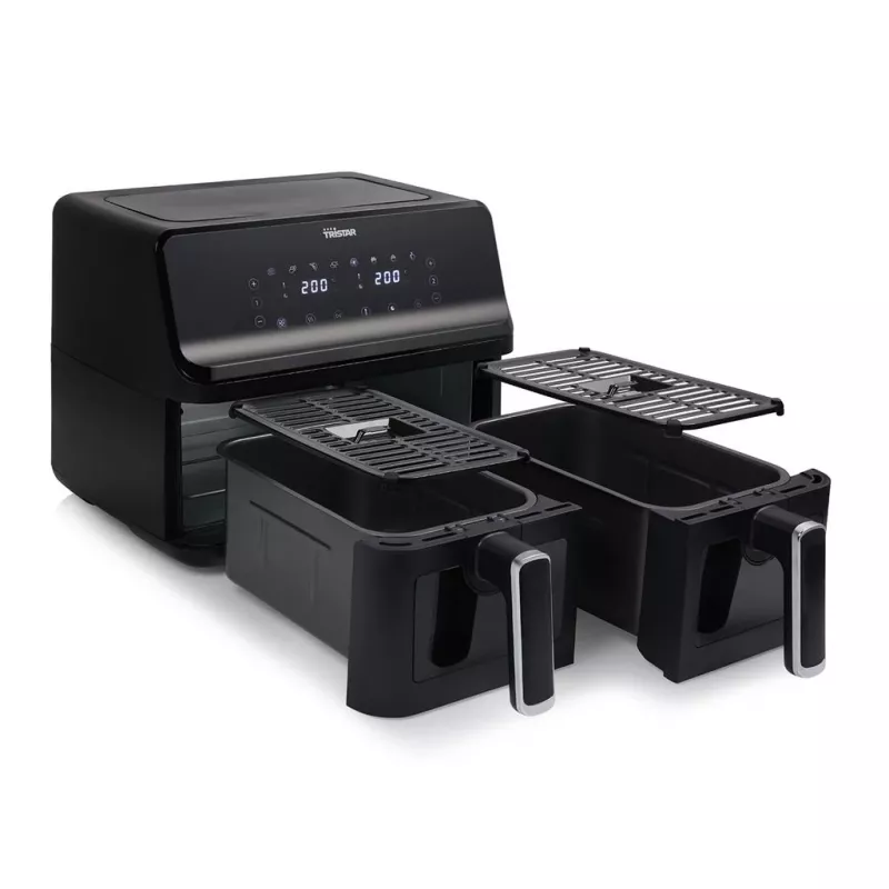 Karšto oro gruzdintuvė Tristar FR-9040 8 L 2700 W Dviguba Juoda
