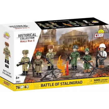 Cobi statybiniai blokeliai Stalingrado mūšio modelio rinkinys — 76 dalys, istorinė diorama