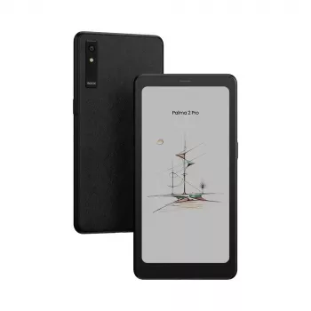 E. skaityklė Onyx BOOX Palma 2 Pro — 6,13 col. 824×1648, 8 GB RAM, 128 GB, Android 15, pirštų atspaudų skaitytuvas, Wi‑Fi, Bluetooth 5.1, SIM lizdas, 3950 mAh, juoda