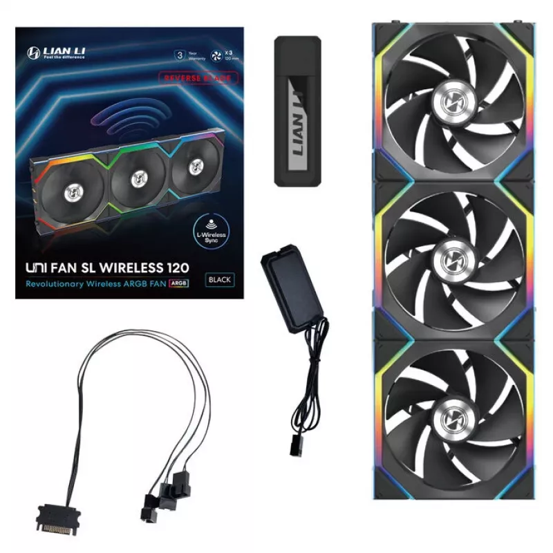Ventiliatorius Lian Li UNI FAN SL Wireless 120 Reverse Blade