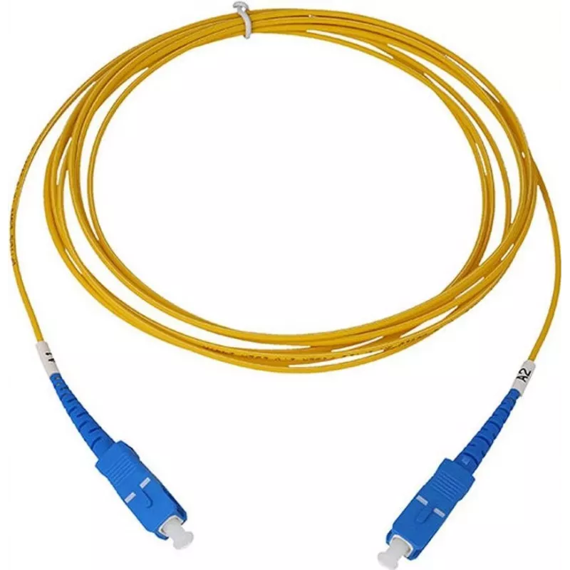 Šviesolaidinis kabelis BlueOptics SFP2222BU0.5MK SC G.657.A1 0,5 m geltonas
