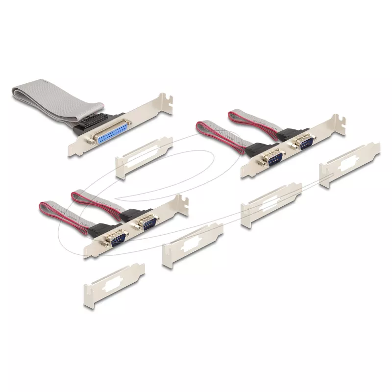Vidinė Mini PCIe sąsajos plokštė DELOCK 95279 — nuoseklioji priegloba, Mini PCIe išvestis, RS-232 palaikymas, 460,8 Kbit/s, FIFO 256 B, 30 × 51 × 10 mm