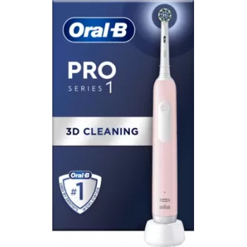 Oral-B Pro 1 Cross Action rožinis