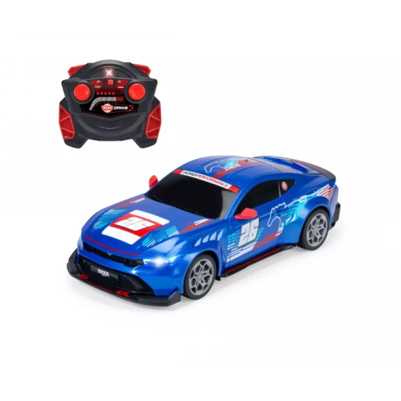 Nuotoliniu būdu valdomas automobilis Dickie Ford Mustang RTR 2.4 GHz – pritaikytas modelis