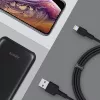 „Lightning“ laidas AUKEY CB-AL05 1 m, juodas