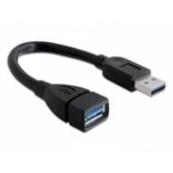 USB kabelis DeLOCK 82776 0,15 m juodas