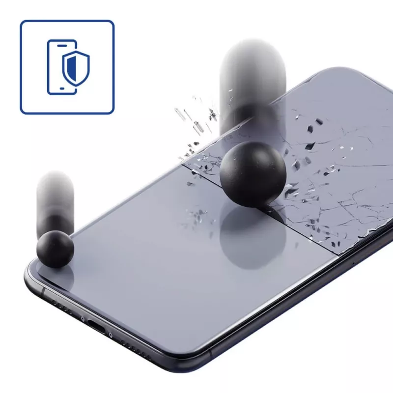 Grūdintas lankstus stiklo ekrano apsauginis stiklas 3MK Samsung Xcover 7 G556 — 0,33 mm, 9H kietumas