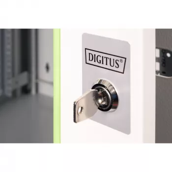 Prie sienos montuojamas stovas Digitus DN-19 12-U Unique Series 600x450 mm