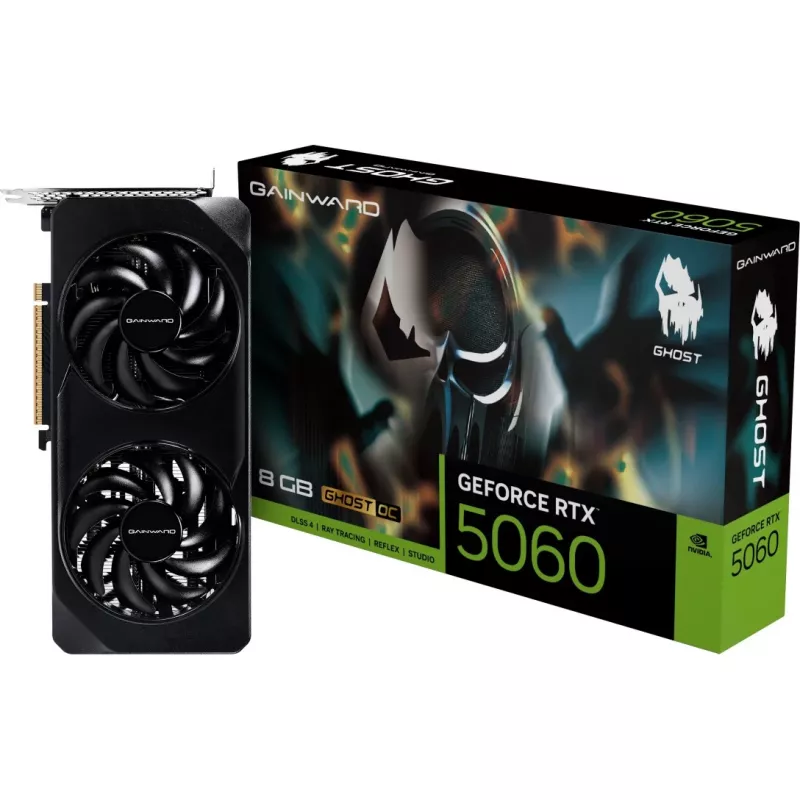 Gainward GeForce RTX 5060 Ghost OC 8GB GDDR7 Graphics Card