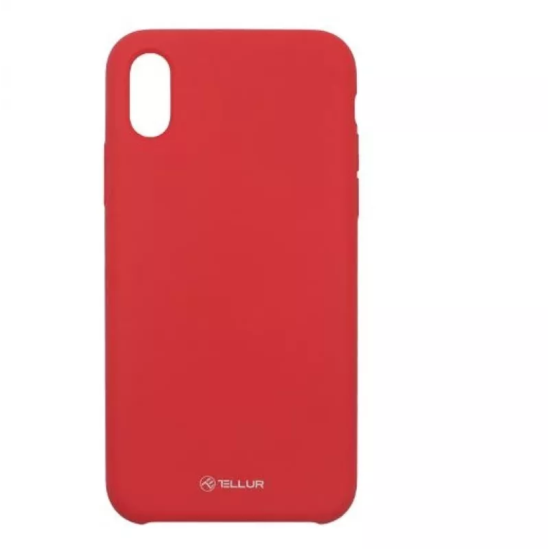 Telefono dėklas Tellur Silicone Cover, skirtas iPhone XS — raudonas
