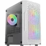 ATX AEROCOOL TRINITY MINI FRGB MICRO MINI TOWER KORPUSAS SU STIKLO PANELE (BALTAS)