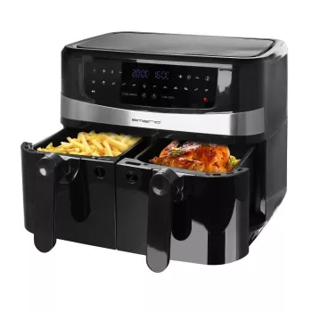Karšto oro gruzdintuvė Emerio AF-126672.4 9 L Dviguba 2400 W Juoda