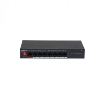 Tinklo jungiklis DAHUA DH-PFS3008-8GT-96 Nevaldomas 8 prievadų 1Gbps