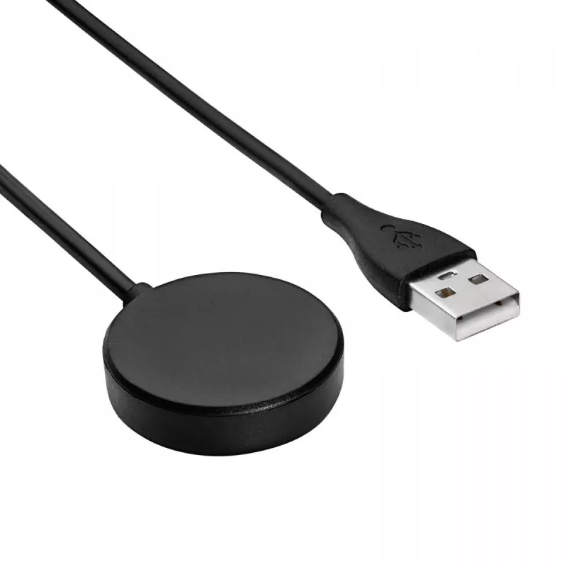 Vidinis įkroviklis Akyga AK-SW-09 išmaniajam laikrodžiui juodas USB 5V 1m