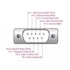 DeLOCK adapteris USB 2.0 Type-A į RS-232 nuoseklųjį prievadą D-Sub 9 kontaktų kištukas 0,25 m