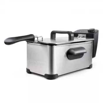 Giliai keptuvė Taurus Fry 3 Single — 3 L talpa, 2000 W, nerūdijantis plienas, reguliuojamas termostatas 150–190 °C