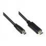 Good Connections USB2.0 kabelis C-Mini B5pol. juodas 1,8m