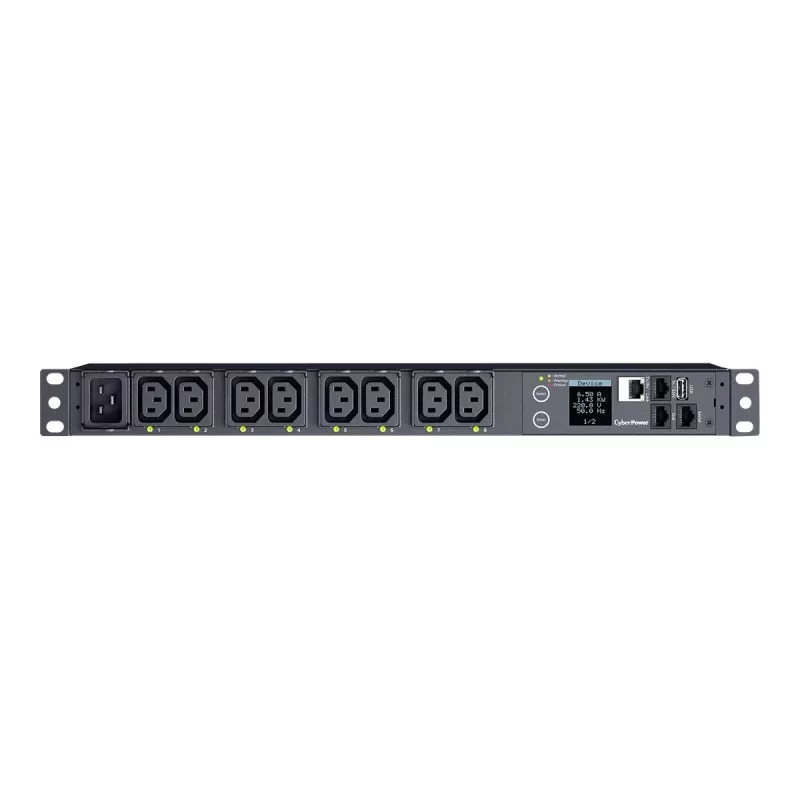 CyberPower PDU41005 maitinimo paskirstymo įrenginys (PDU) 8 kintamosios srovės lizdai 1U juodas