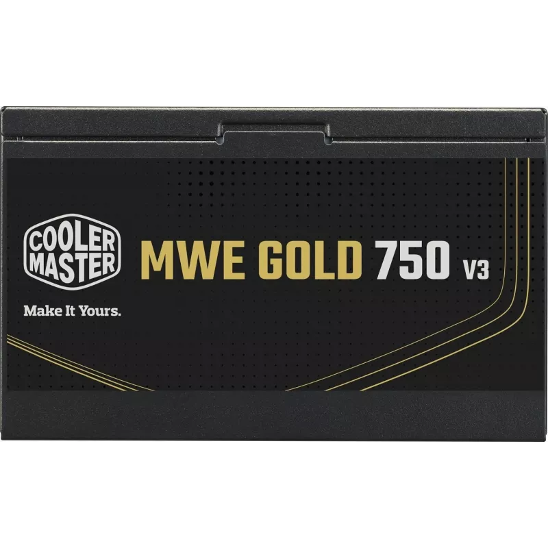 Maitinimo blokas Cooler Master MWE GOLD 750v3 ATX 3.1 750W 80 PLUS Gold nemodulinis, 6x SATA, 4x 6+2 PCIe, 2x 4+4 EPS