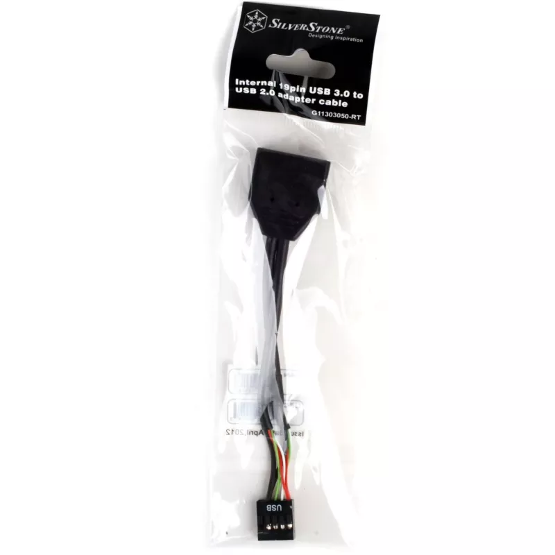 Silverstone G11303050-RT prijungimo priedas Juodas