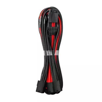 CableMod PRO ModMesh 12VHPWR į 3x PCI-e kabelis - 45 cm, juodas/raudonas