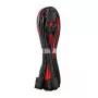 CableMod PRO ModMesh 12VHPWR į 3x PCI-e kabelis - 45 cm, juodas/raudonas