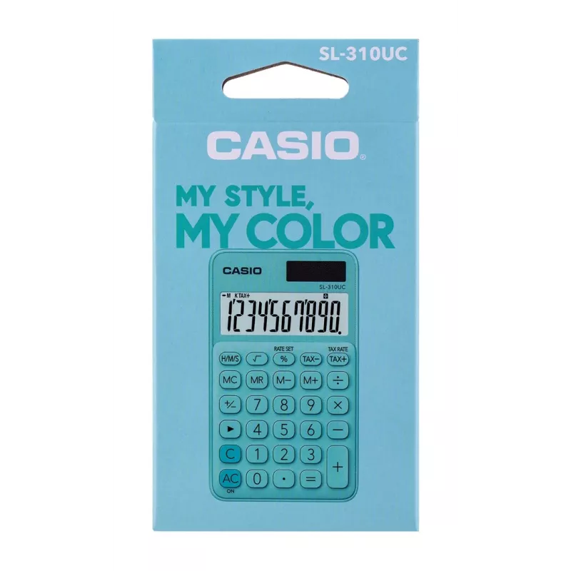 Casio kišeninis skaičiuotuvas SL-310UC-GN žalias