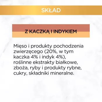 GOURMET GOLD - Troškinys su antiena ir kalakutiena 85 g