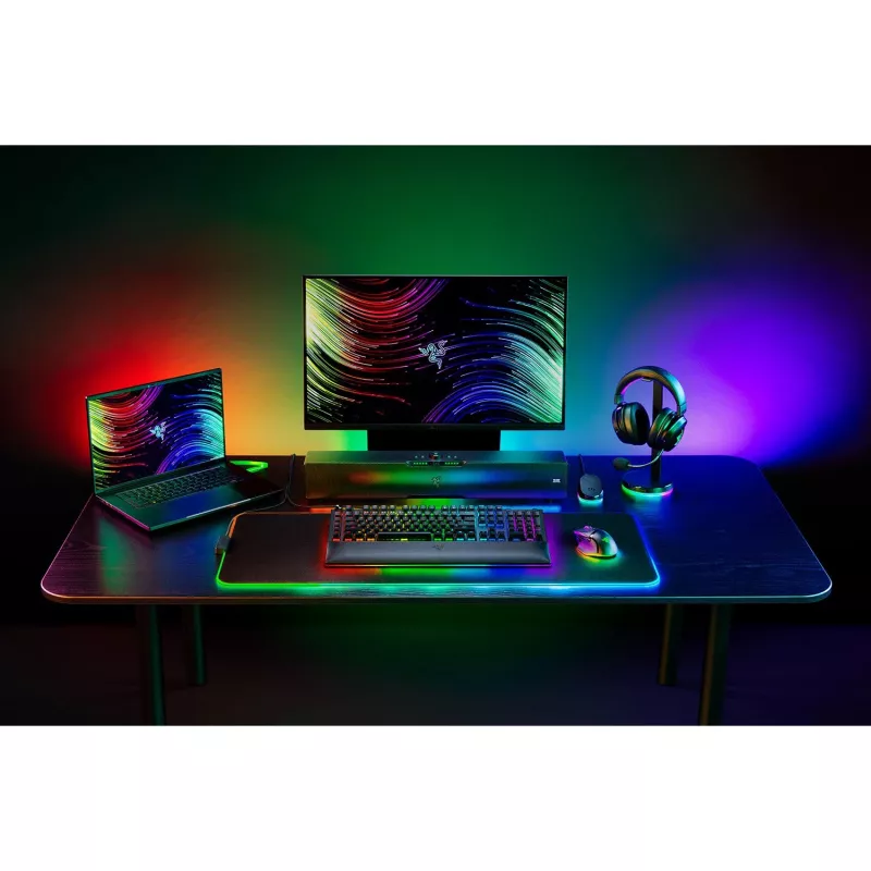 Razer JuodaWidow V4 Pro klaviatūra, žaidimams, USB, QWERTZ, vokiška, juoda