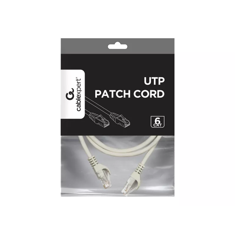 Gembird PP6U-2M tinklo kabelis Pilkas Cat6 U/UTP (UTP)