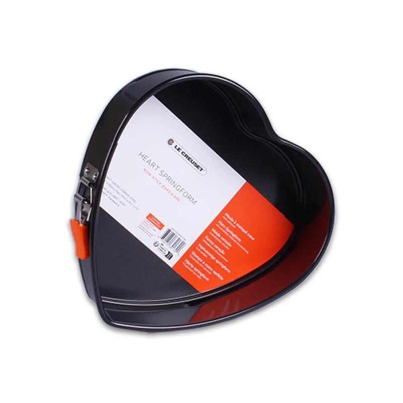 Le Creuset kepimo indas 25 cm širdelės formos spyruoklinė torto forma