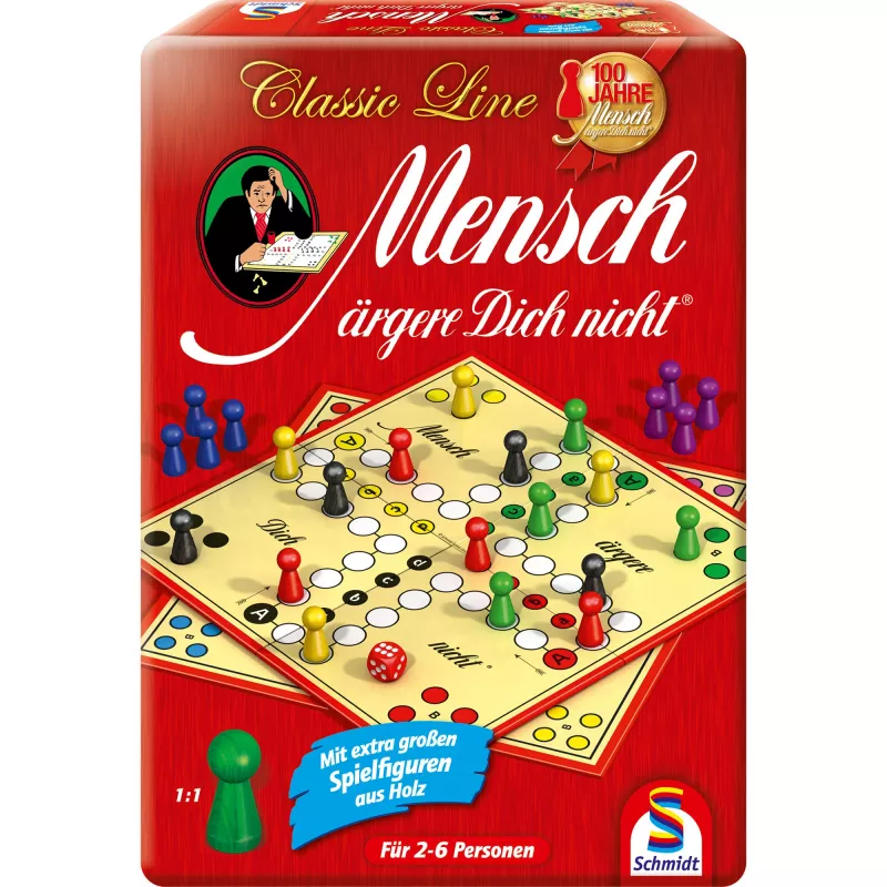 Classic Line: Ludo in Metal Tin, Board Game