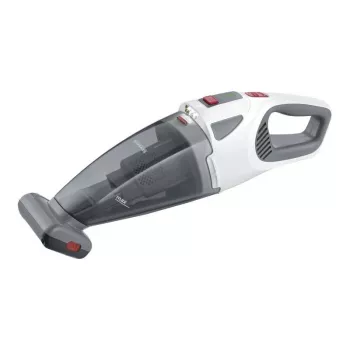 “Severin HV 7146” belaidis dulkių siurblys / elektrinė šluota, akumuliatorinis, sausam ir šlapiam valymui, UltraFine, 120 W, pilka, raudona, balta, 2,2 Ah