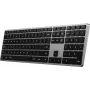 Satechi plonas X3 klaviatūra Bluetooth QWERTZ German Juoda - Pilka (ST-BTSX3M-DE)