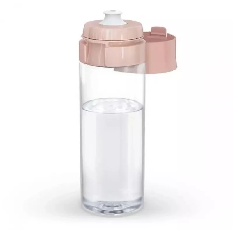 Filtravimo butelis BRITA Vital persikų spalvos 600 ml su BRITA MicroDisc filtrais (5 diskai)
