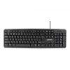 Klaviatūra Gembird KB-U-103-RU Office USB QWERTY anglų rusų juoda