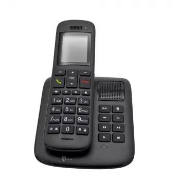 „Telekom Sinus A 32“ DECT telefonas su skambintojo ID, juodos spalvos