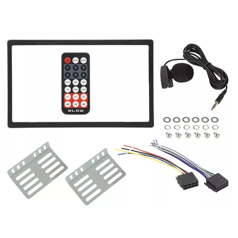2DIN automagnetola BLOW AVH-9620 dvigubo DIN įmontuojama galvutė su Bluetooth 5.0, USB Type-A, 2,8 colio ekranu, 4×60 W RMS