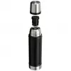 Termoso buteliukas STANLEY The Legendary Classic 0,6 L, juodas, vakuuminis izoliacinis butelis