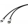 Renkforce USB Handy Connection Cable [1x USB-C™ Plug - 1x Apple Lightning-Plug] 2.00 m Juoda (RF-4353448)