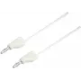 VOLTCRAFT bandymo laidas [4 mm kištukas – 4 mm kištukas] 1,5 m Baltas MSB-300 (MSB-300-1.5-WS)