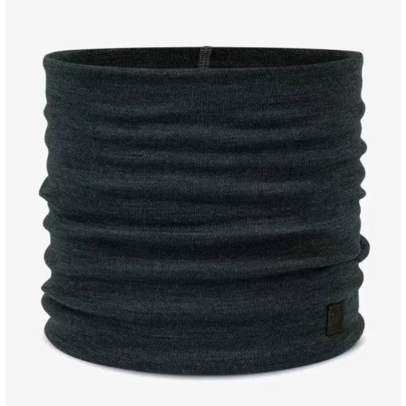 Kaklo šildytuvas Buff Merino Heavyweight Solid Forest – Buff merino sunkiasvoris kaklo šildytuvas, besiūlis, unisex, tamsiai žalias