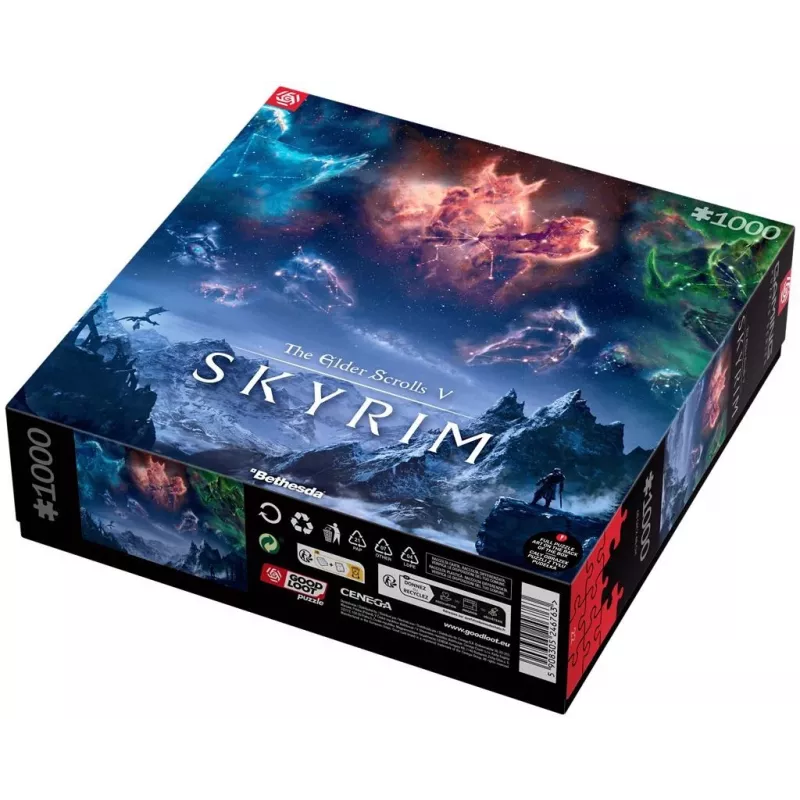 Dėlionė Good Loot Gaming - The Elder Scrolls V: Skyrim 1000 vnt.
