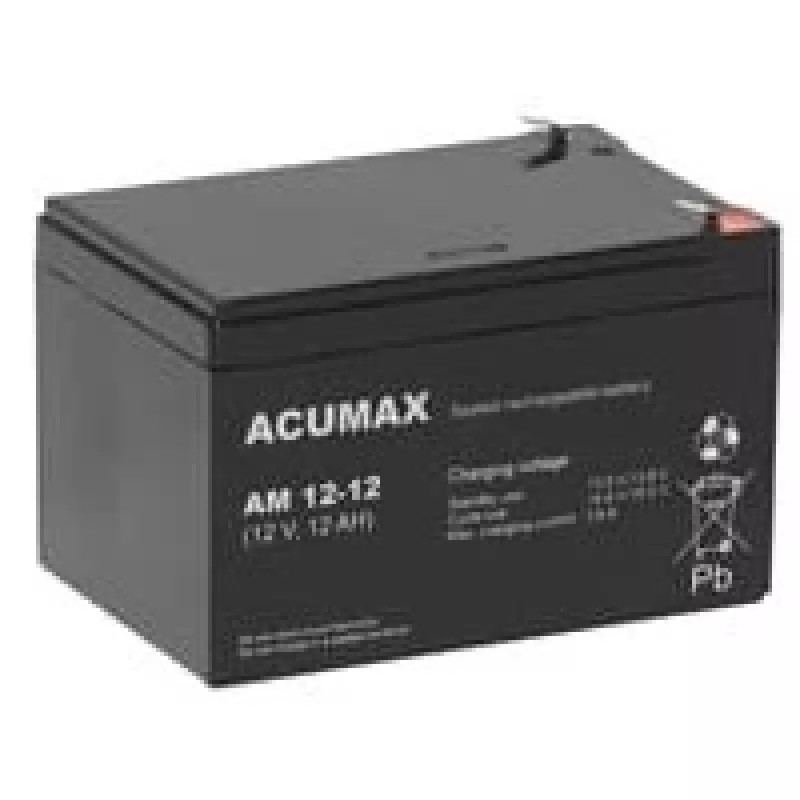 12V 12AH Vrla AM12-12 Acumax Emu Battery