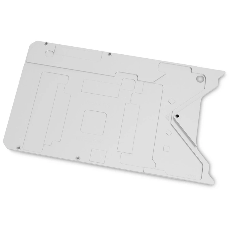 Galinė plokštė EK Water Blocks sidabrinė 1 vnt. — kompiuterio aušinimo sistemos priedas